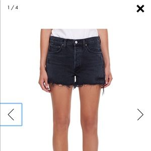 AGOLDE Parker Vintage Cut-Off Shorts, Vortex, 28